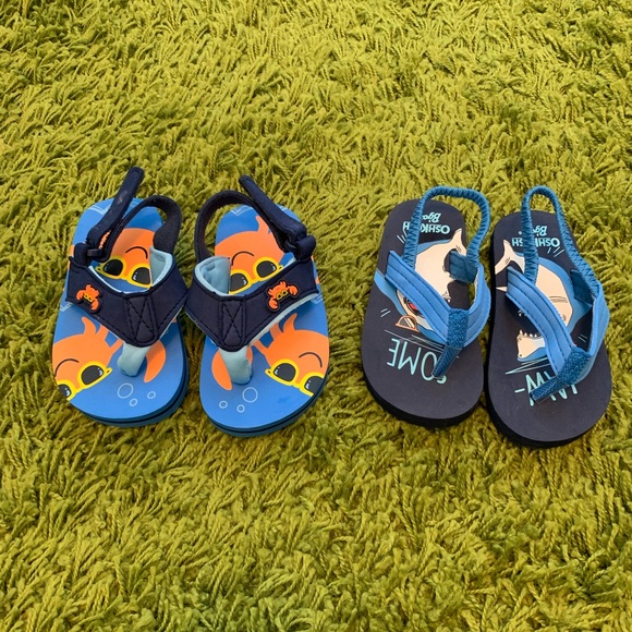Toddler Boys size 6 Foam Flip Flops - Picture 1 of 2